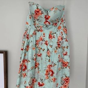 Mini floral dress